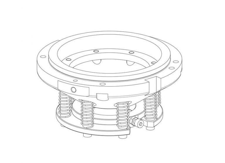 BalTec drawing of a downholder BalTec 下架图纸