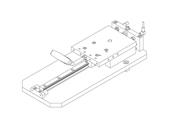 Baltec drawing for sliding tables type HST HST型滑动工作台的Baltec图纸