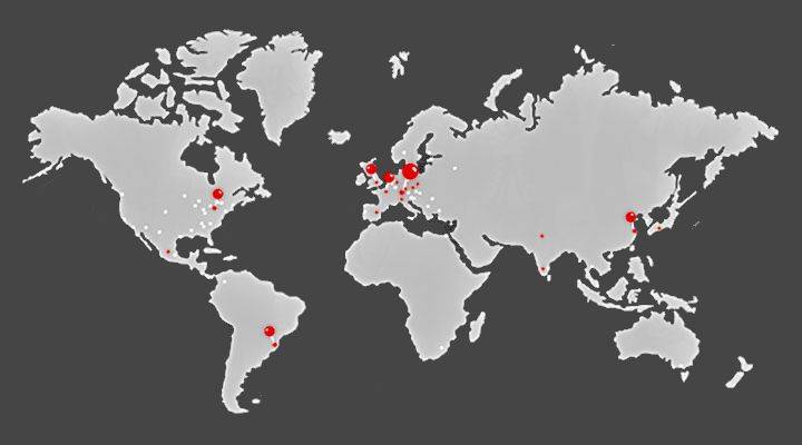 BalTec world map BalTec world map