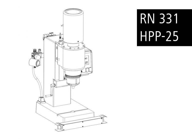 BalTec 径向铆接机 331 型，带过程控制 HPP-25
